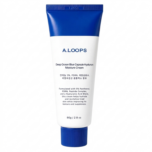 A.LOOPS Deep Ocean Blue Capsule Hyaluron Moisture Cream