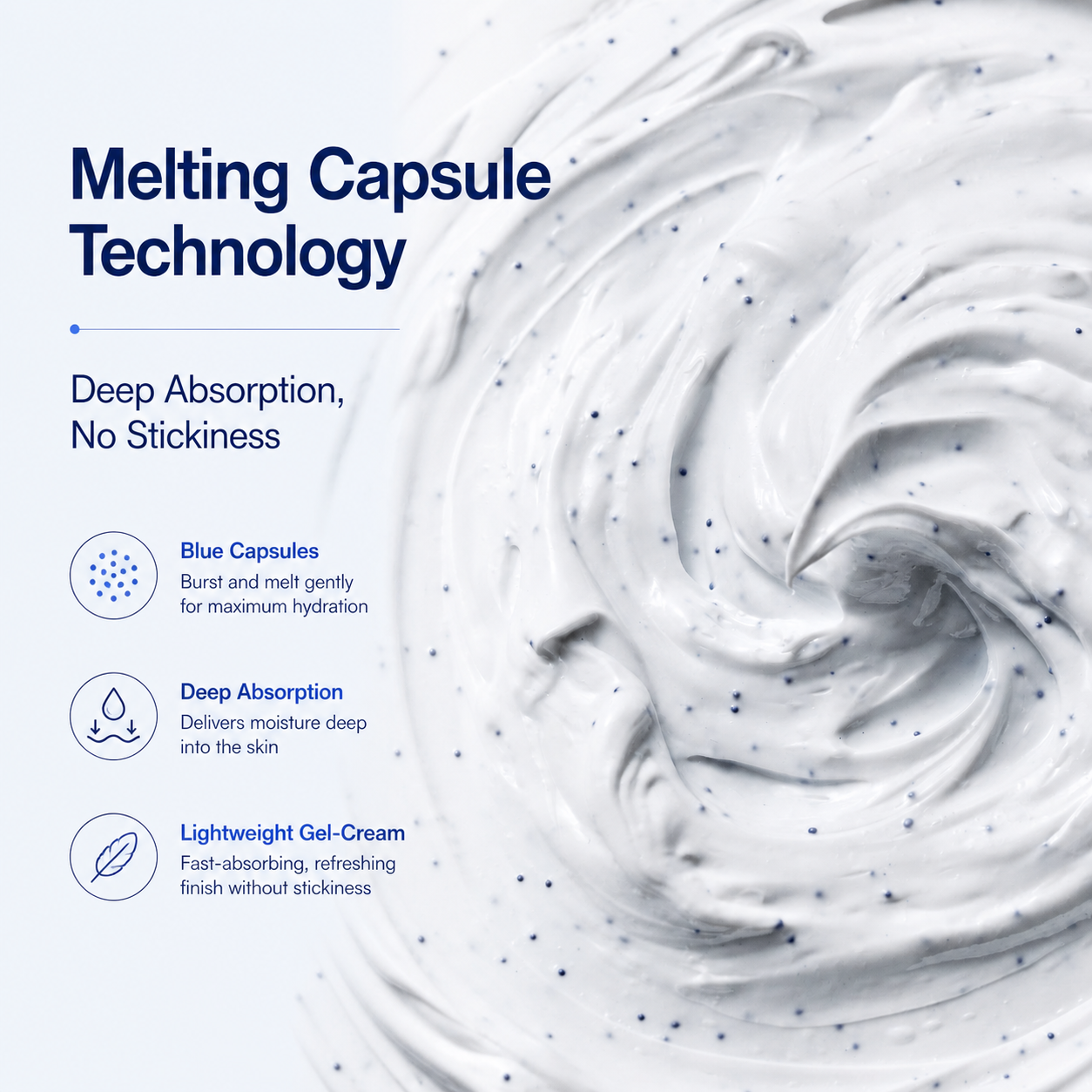 A.LOOPS Deep Ocean Blue Capsule Hyaluron Moisture Cream
