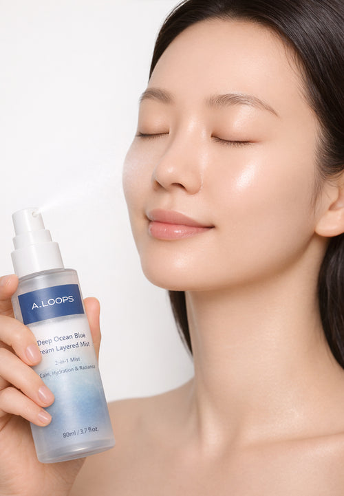 A.LOOPS Deep Ocean Blue Cream Layered Mist