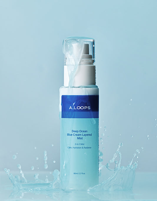 A.LOOPS Deep Ocean Blue Cream Layered Mist